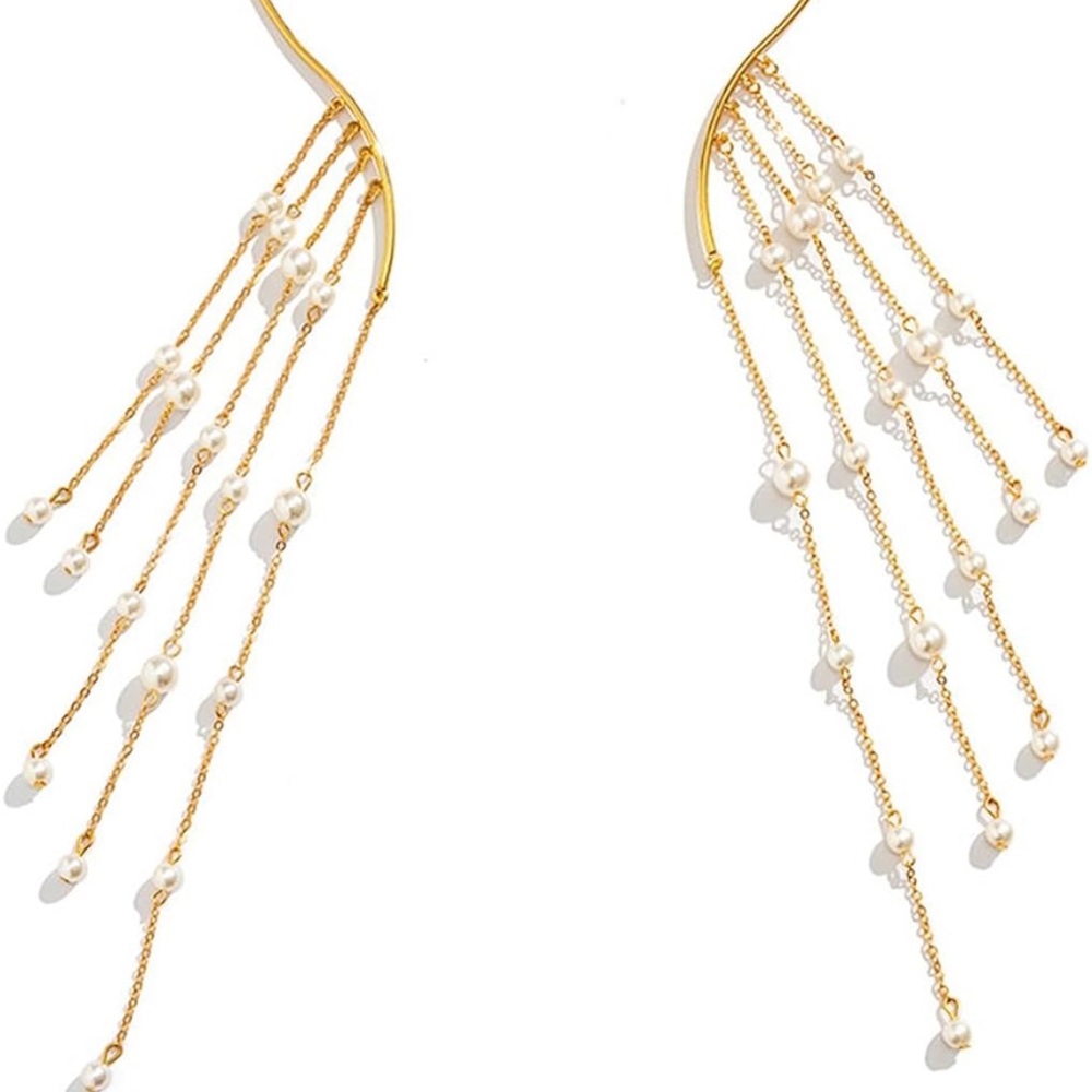 Anthropologie Pearl Choker Statement Necklace - Picture 3 of 9